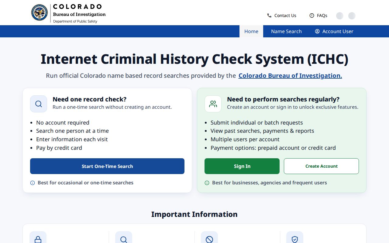 Crowley County criminal court records CBI criminal history check