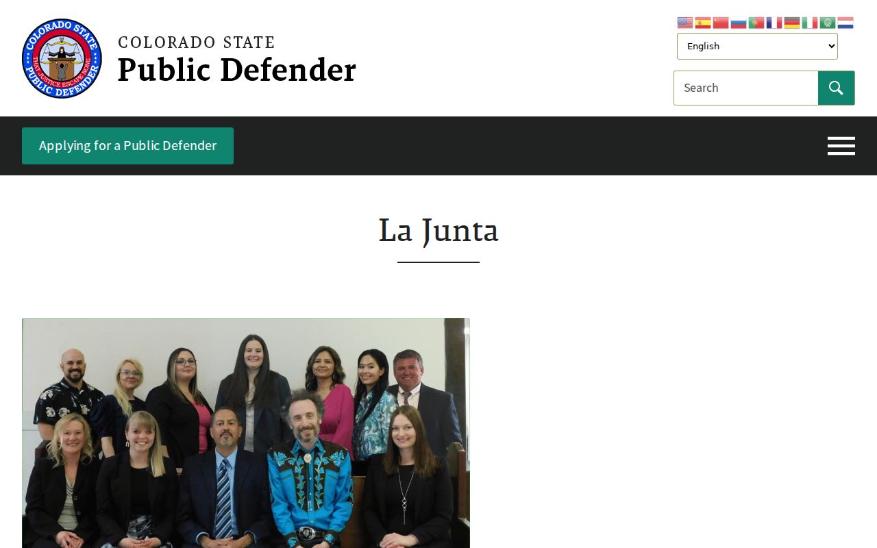 Crowley County District Court public defender La Junta office