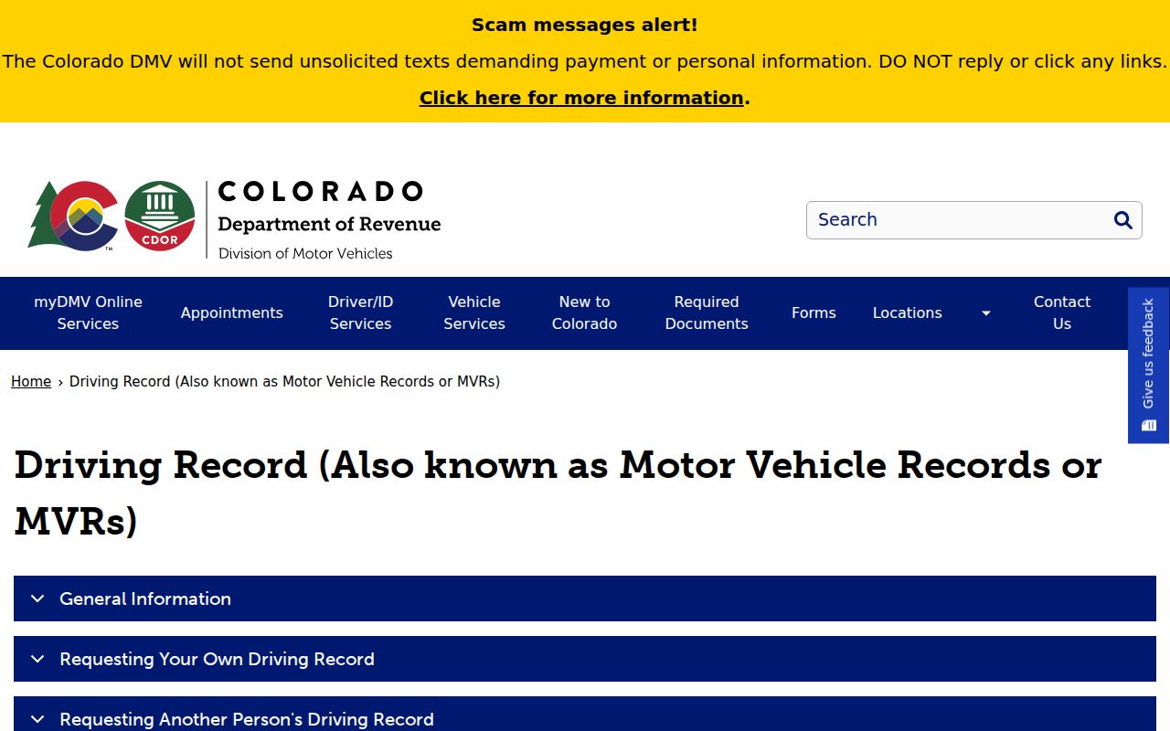 Crowley County traffic court records and Colorado DMV driving record requests